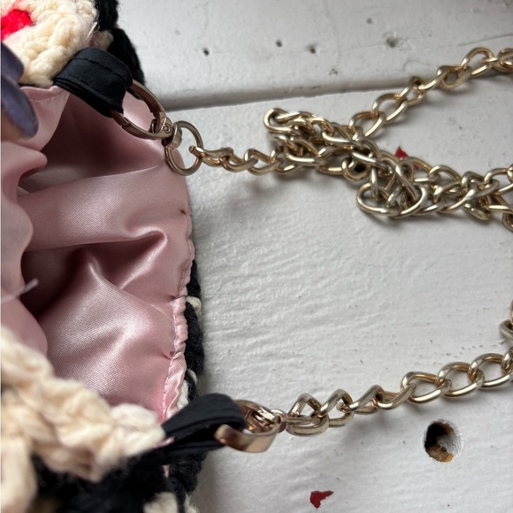 Crochet knit crossbody bag - Picture 5 of 7